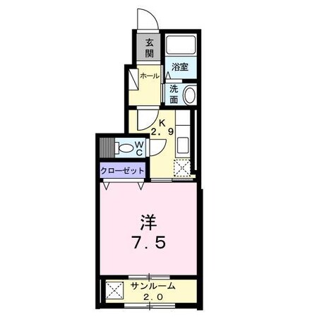 セゾンハイムの物件間取画像